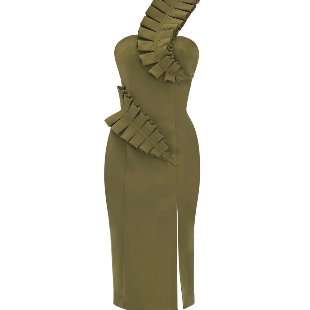 Andrea Iyamah Kamala Midi Dress NWT, size Small